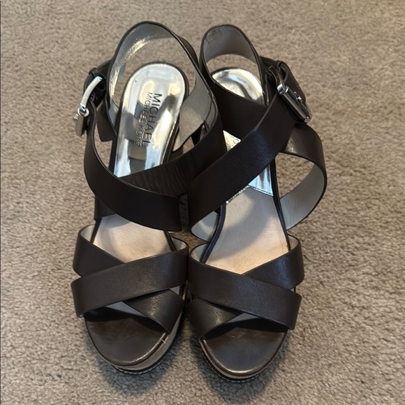 Michael Kors Strappy Wedge Women's Sandals - Picture 1 of 10